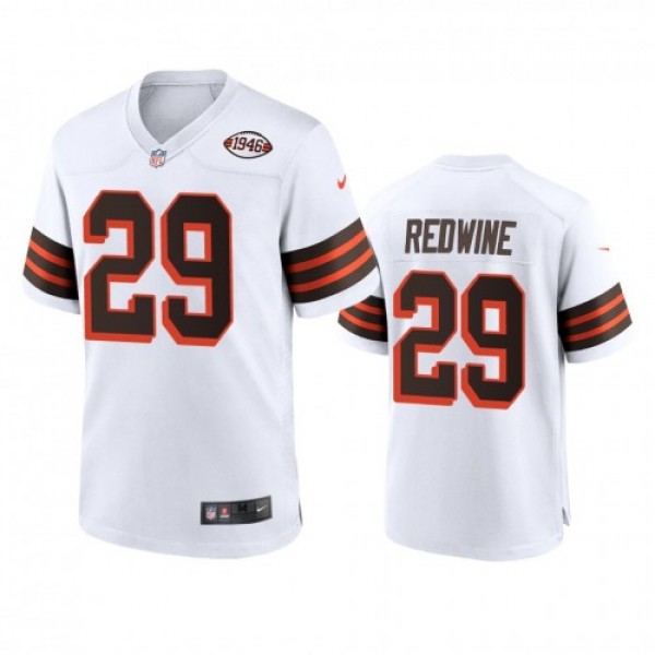 Men's Cleveland Browns #29 Sheldrick Redwine ...