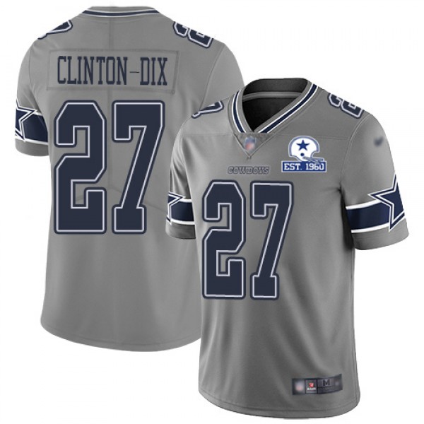 Nike Dallas Cowboys #27 Ha Ha Clinton-Dix Gray Men...