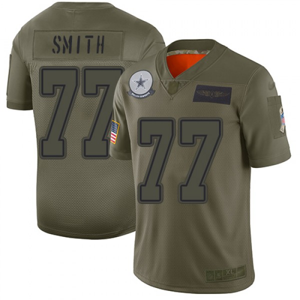 Nike Dallas Cowboys #77 Tyron Smith Camo Men'...