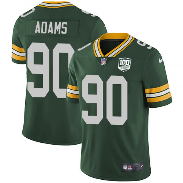 Nike Green Bay Packers #90 Montravius Adams Green ...