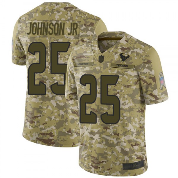 Nike Houston Texans #25 Duke Johnson Jr Camo Men&#...