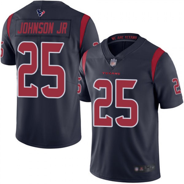 Nike Houston Texans #25 Duke Johnson Jr Navy Blue ...