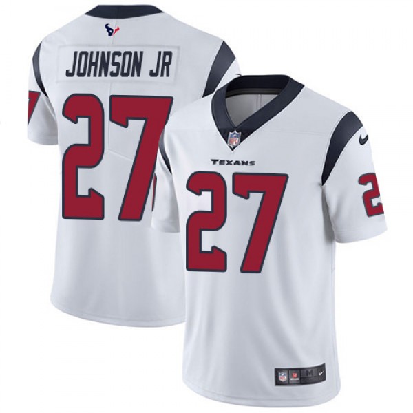 Nike Houston Texans #27 Duke Johnson Jr White Men&...