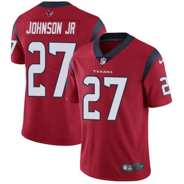 Nike Houston Texans #27 Duke Johnson Jr Red Altern...