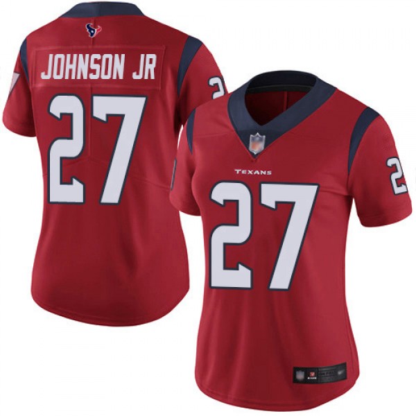 Nike Houston Texans #27 Duke Johnson Jr Red Altern...