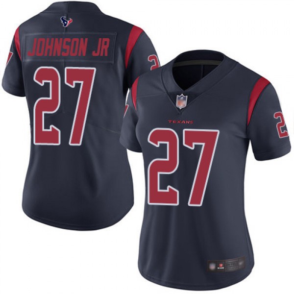 Nike Houston Texans #27 Duke Johnson Jr Navy Blue ...