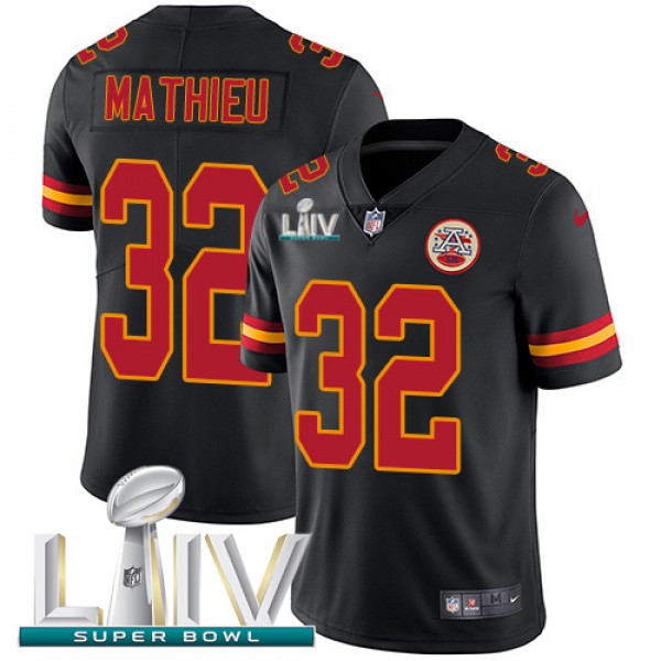 Nike Kansas City Chiefs #32 Tyrann Mathieu Black S...