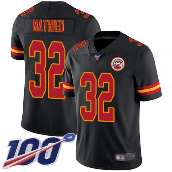 Nike Kansas City Chiefs #32 Tyrann Mathieu Black M...