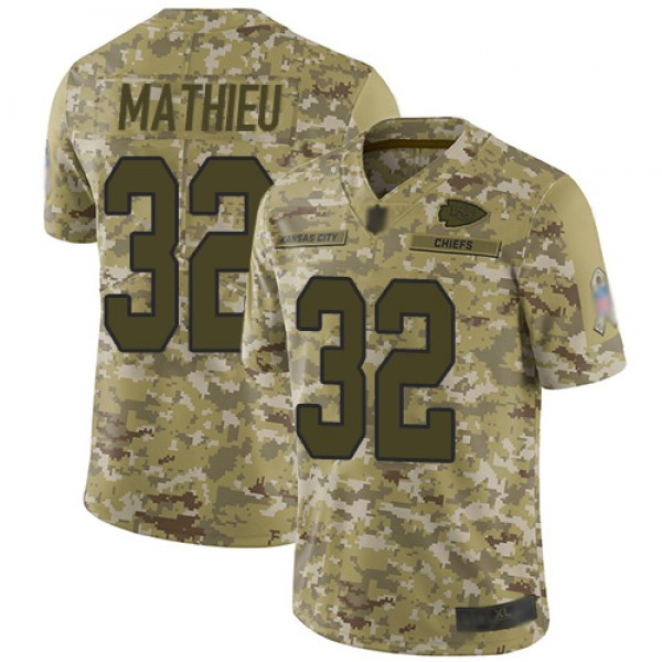 Nike Kansas City Chiefs #32 Tyrann Mathieu Camo Me...