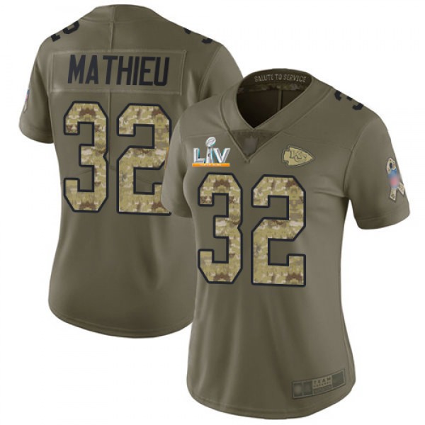 Nike Kansas City Chiefs #32 Tyrann Mathieu Olive/C...