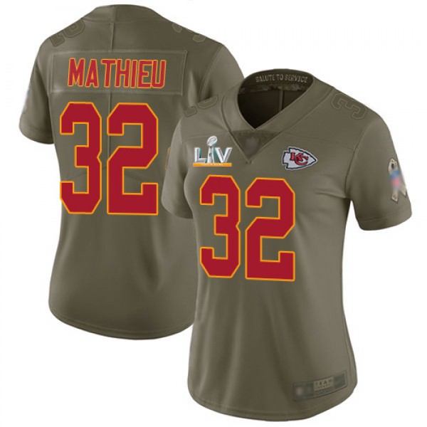 Nike Kansas City Chiefs #32 Tyrann Mathieu Olive W...