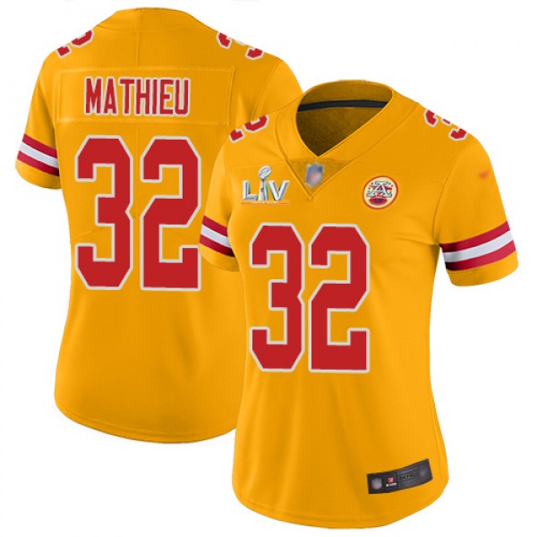 Nike Kansas City Chiefs #32 Tyrann Mathieu Gold Wo...