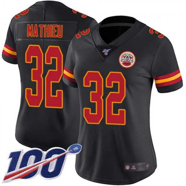 Nike Kansas City Chiefs #32 Tyrann Mathieu Black W...