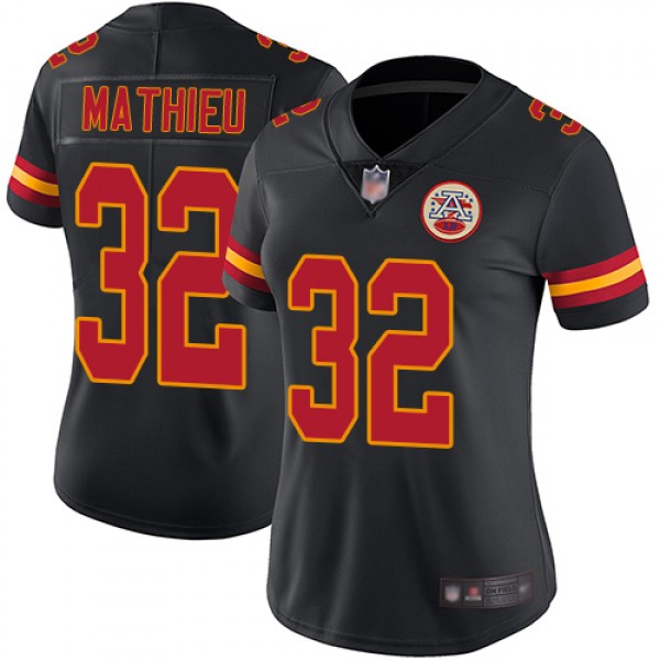 Nike Kansas City Chiefs #32 Tyrann Mathieu Black W...