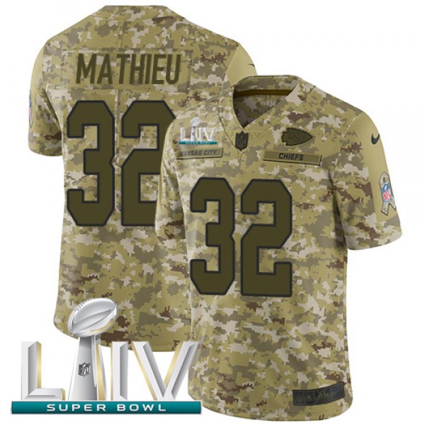 Nike Kansas City Chiefs #32 Tyrann Mathieu Camo Su...