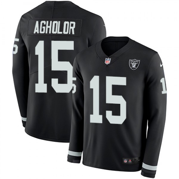 Nike Las Vegas Raiders #15 Nelson Agholor Black Te...