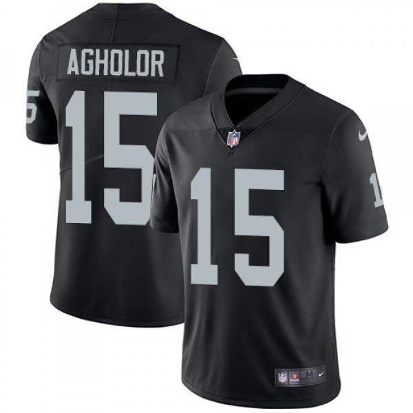 Nike Las Vegas Raiders #15 Nelson Agholor Black Te...