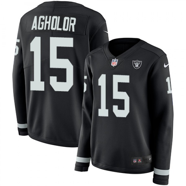 Nike Las Vegas Raiders #15 Nelson Agholor Black Te...