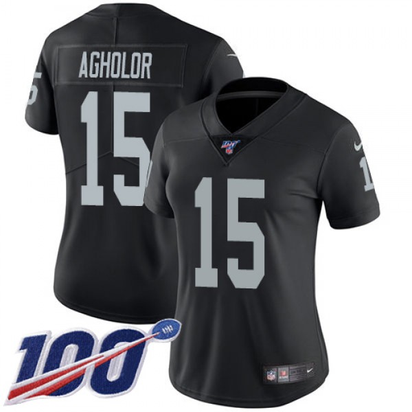 Nike Las Vegas Raiders #15 Nelson Agholor Black Te...