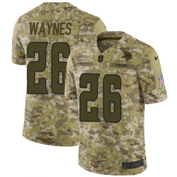 Nike Minnesota Vikings #26 Trae Waynes Camo Men�...