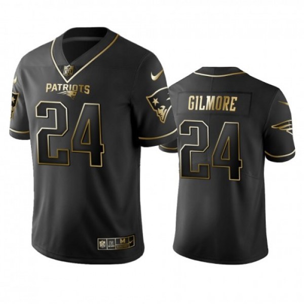 Nike New England Patriots #24 Stephon Gilmore Blac...