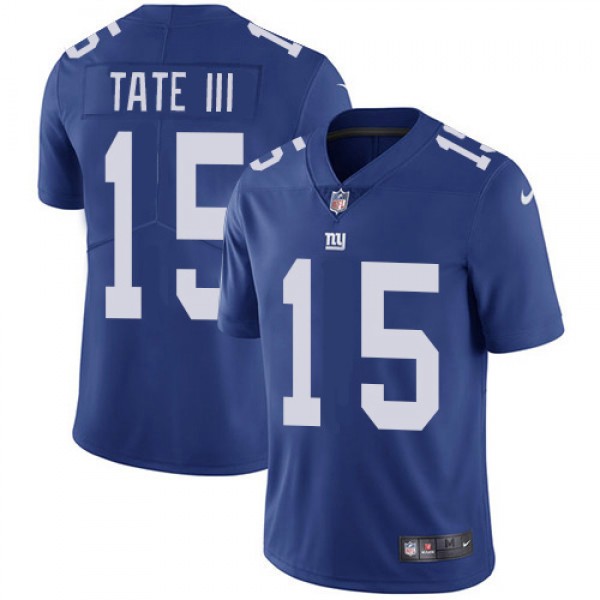 Nike New York Giants #15 Golden Tate Royal Blue Te...