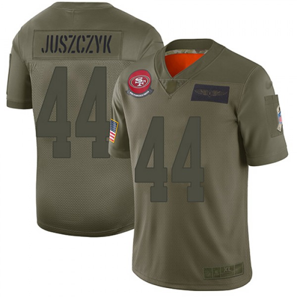 Nike San Francisco 49ers #44 Kyle Juszczyk Camo Me...