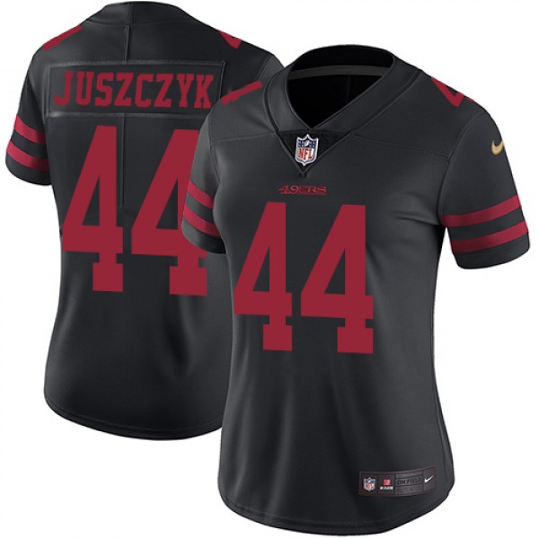 Nike San Francisco 49ers #44 Kyle Juszczyk Black A...