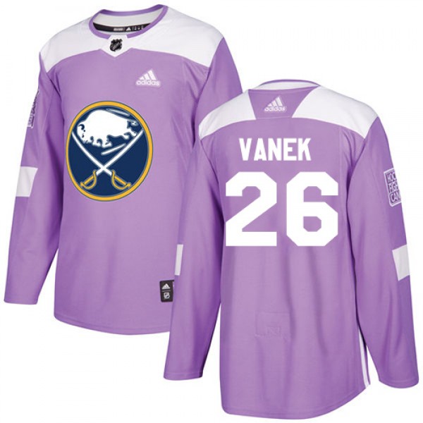 Adidas Buffalo Sabres #26 Thomas Vanek Purple Auth...