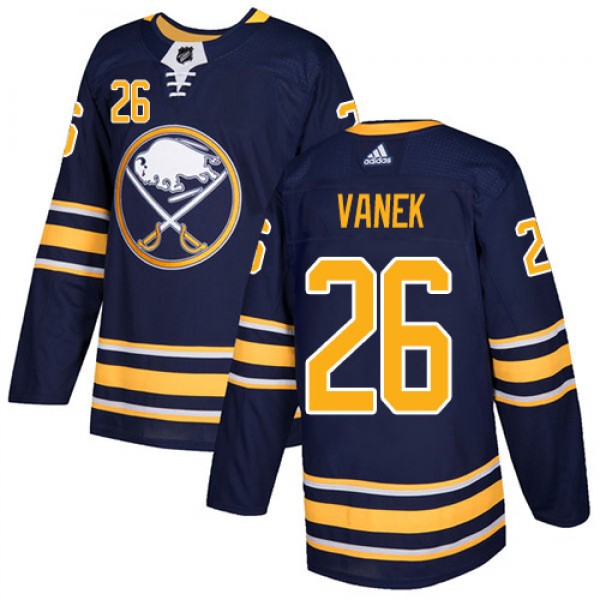 Adidas Buffalo Sabres #26 Thomas Vanek Navy Blue H...