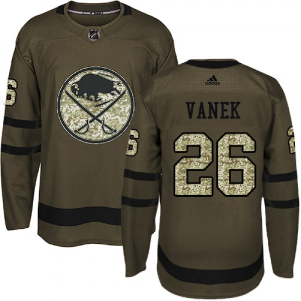 Adidas Buffalo Sabres #26 Thomas Vanek Green Salut...