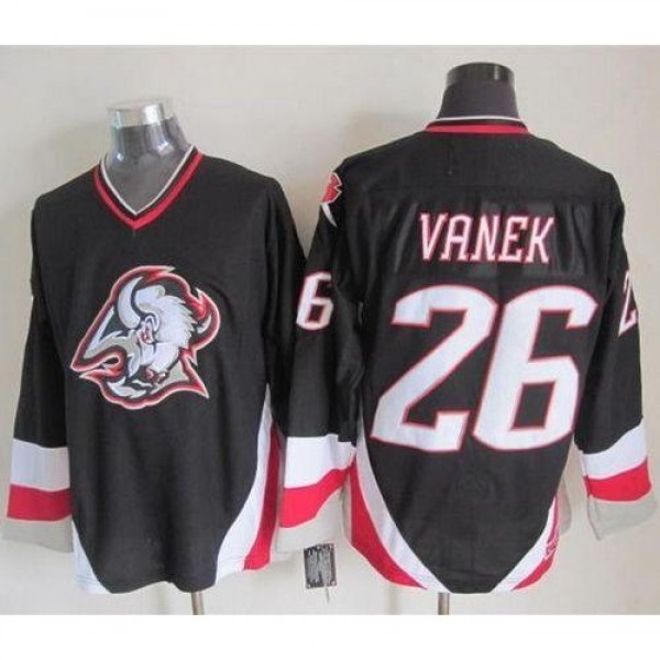 Buffalo Sabres #26 Thomas Vanek Black CCM Throwbac...