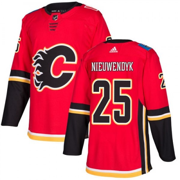 Adidas Calgary Flames #25 Joe Nieuwendyk Red Home ...