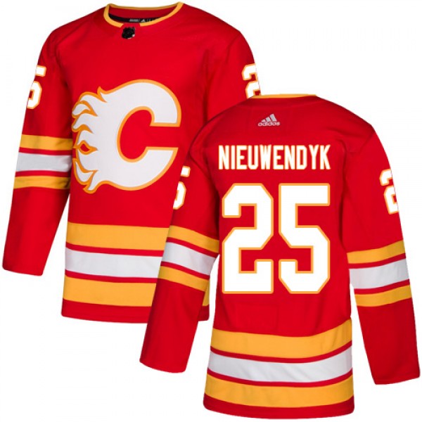 Adidas Calgary Flames #25 Joe Nieuwendyk Red Alter...