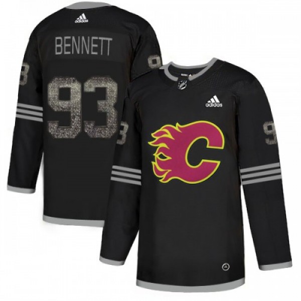 Adidas Calgary Flames #93 Sam Bennett Black Authen...