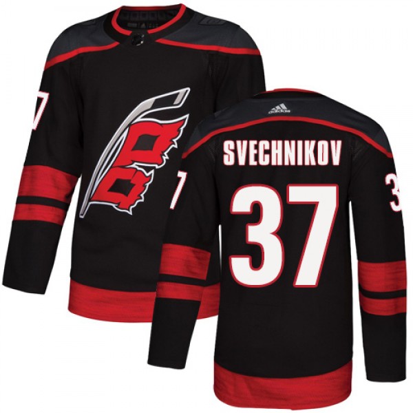 Adidas Carolina Hurricanes #37 Andrei Svechnikov B...