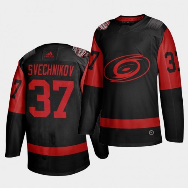 Carolina Carolina Hurricanes #37 Andrei Svechnikov...