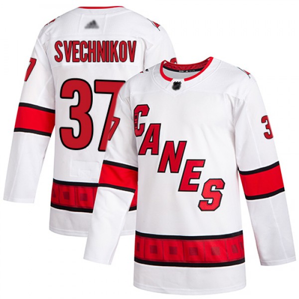 Adidas Carolina Hurricanes #37 Andrei Svechnikov W...