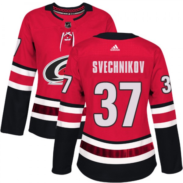 Adidas Carolina Hurricanes #37 Andrei Svechnikov R...