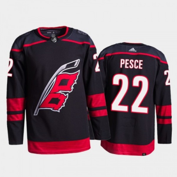 Adidas Carolina Hurricanes #22 Brett Pesce Men...