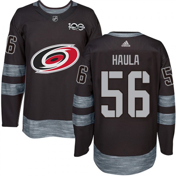 Adidas Carolina Hurricanes #56 Erik Haula Black 19...