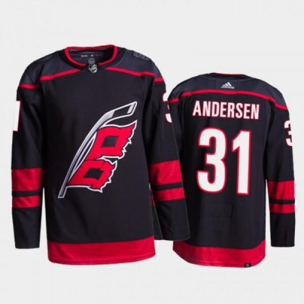 Adidas Carolina Hurricanes #31 Frederik Andersen M...