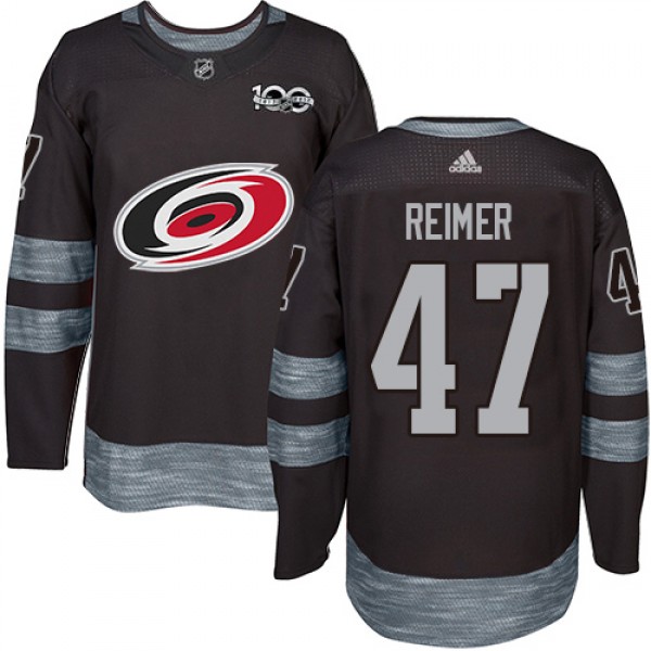 Adidas Carolina Hurricanes #47 James Reimer Black ...