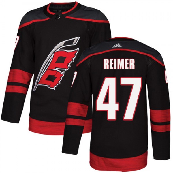 Adidas Carolina Hurricanes #47 James Reimer Black ...