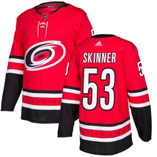 Adidas Carolina Hurricanes #53 Jeff Skinner Red Ho...