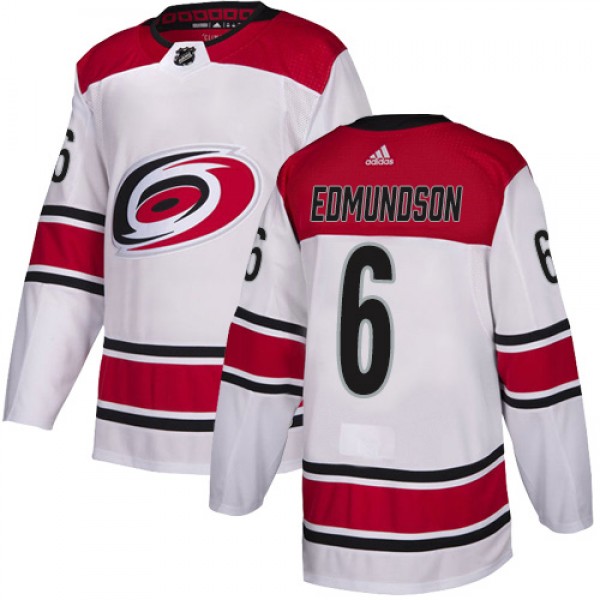 Adidas Carolina Hurricanes #6 Joel Edmundson White...