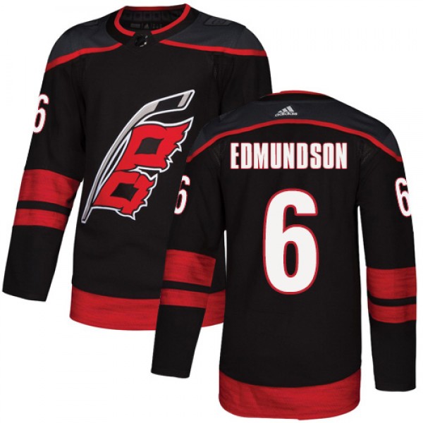 Adidas Carolina Hurricanes #6 Joel Edmundson Black...