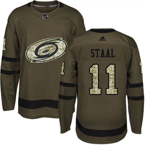 Adidas Carolina Hurricanes #11 Jordan Staal Green ...