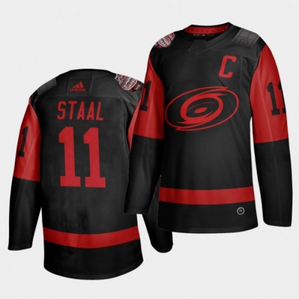 Carolina Carolina Hurricanes #11 Jordan Staal Blac...