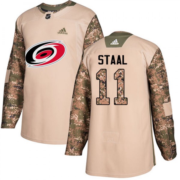 Adidas Carolina Hurricanes #11 Jordan Staal Camo A...